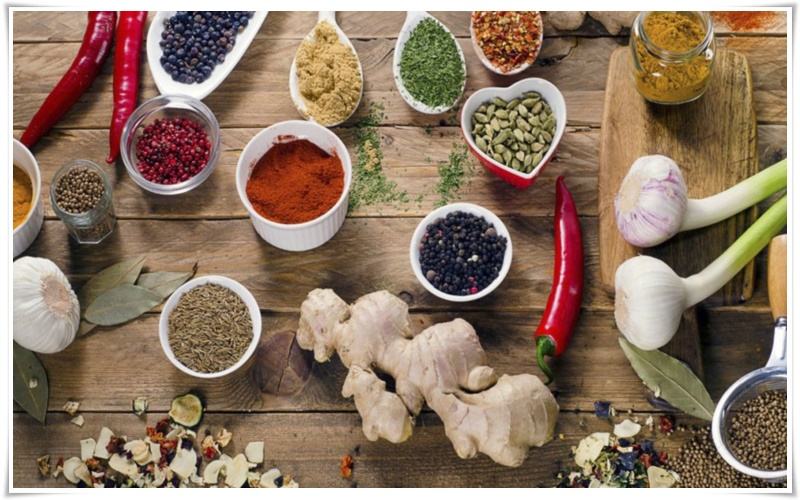 ớt và gia vị cay