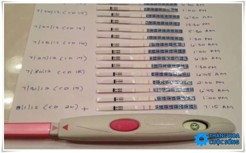 Cách dùng que thử rụng trứng