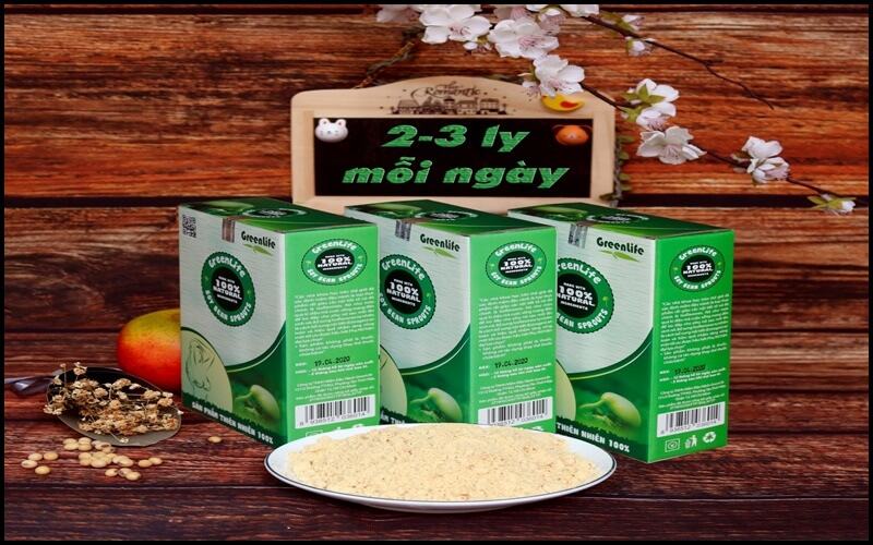 cách uống mầm đậu nành tăng vòng 1