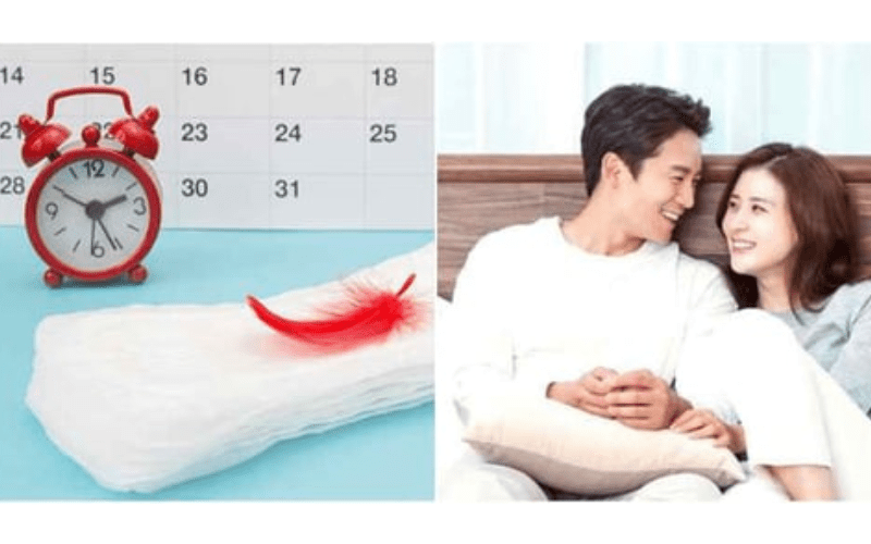 làm chuyện ấy ngày đèn đỏ có hại không