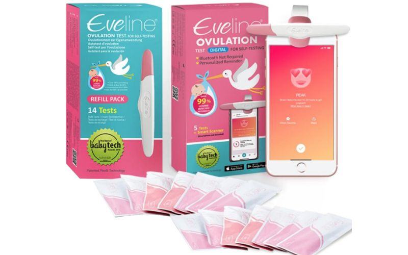 que thử rụng trứng điện tử